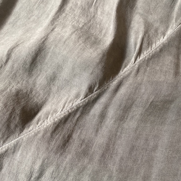 Transit par such, italy designer summer dress, washed blue grey size L linen - Picture 17 of 17